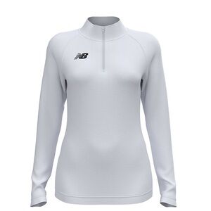 Women’s New Balance Athletics Half Zip 2.0 White